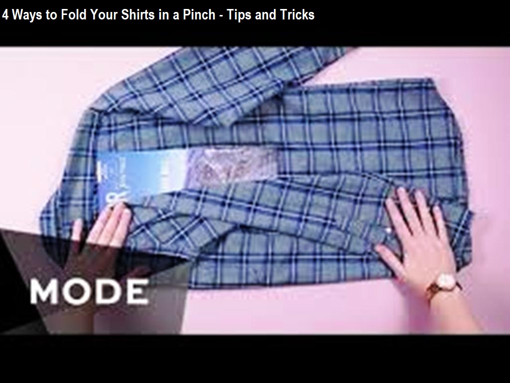 Clothes Apparel Linen Folding TIPS